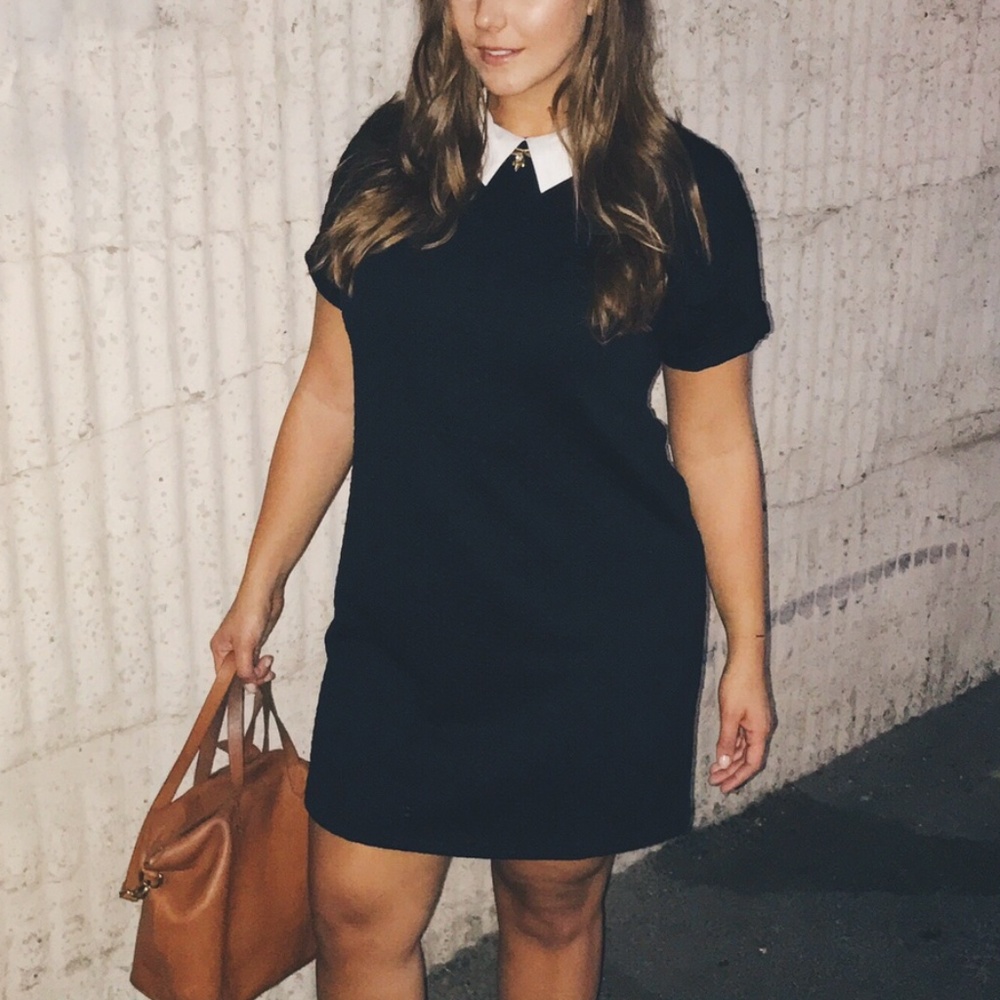 Eloquii Collared Quilted Dress